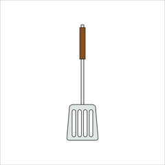 cooking spatula. illustration for web and mobile design.