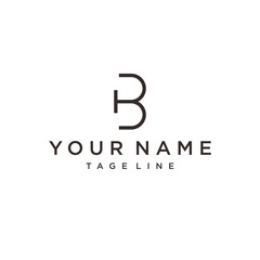 B Letter Design Vector Illustration Modern Monogram Icon. B Logo design