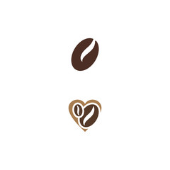 Coffee beans Logo Template vector