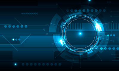 Abstract bright background for design. Luminous objects dark color