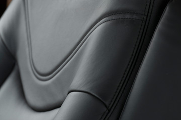 Leather chair.  aboard a luxury Yacht. Interior. Yachting. Boat. Shipbuilding Industry.