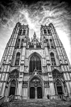 Cath&eacute;drale Saints-Michel-et-Gudule de Bruxelles