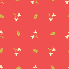 Cute and simple floral texture