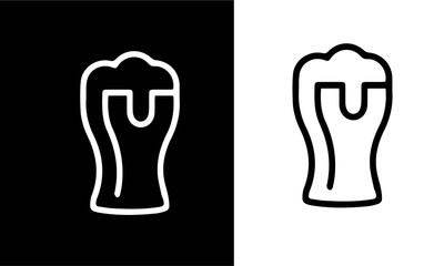  drinks regular line icons vector design 