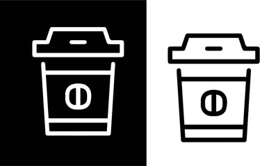 drinks regular line icons vector design 