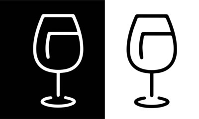  drinks regular line icons vector design 