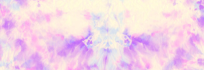 Splash Banner. Tie Dye Print. Purple Wet Art Print. Pink Tie Dye Grunge. Nacre Dirty Art Painting. Handmade Dirty Art. Aquarelle Texture. Watercolor Print. Authentic Brushed Art.