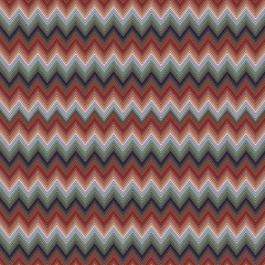 A simple pattern of zigzag multi-colored lines.