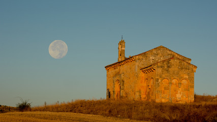 old church in the field