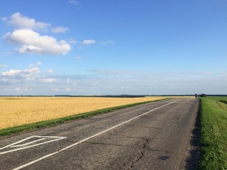 road in the field