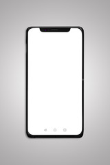 White smartphone design