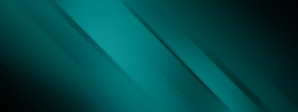 Dark Cyan Color Background For Wide Banner