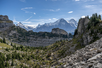 hike to schynige platte epic mountain panorama summer
