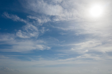 blue sky with cloud