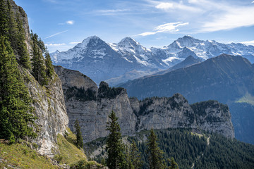 hike to schynige platte wonderful mountain panorama eiger monch jungfrau
