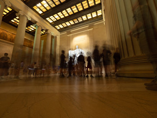 Lincoln Memorial long exposure.