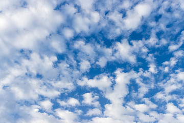 blue sky with clouds
