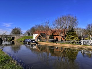 Obraz premium Canal and boats