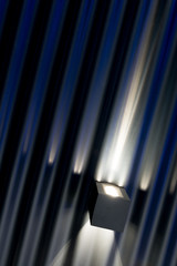 close up of a spotlight