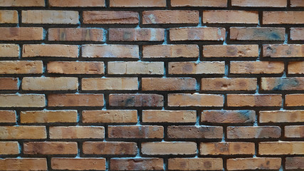 Weathered Stained Old Brick Wall