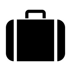 Travel bag icon isolated on white background