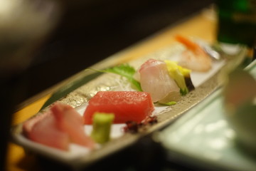 新鮮な刺身