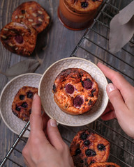 homemade cranberry cake 