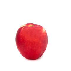 Closeup Local New Zealand apple isolated on white background, Organic and healthy concept