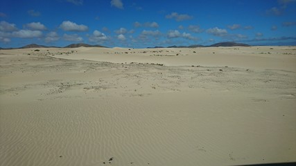 sand dunes and blue sky