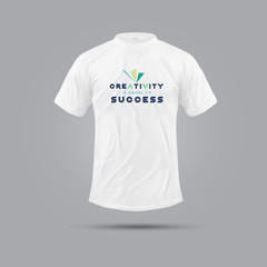 Creativity is equal to success | Motivational Quote T-shirt | Fun and Casual T-shirt Design | Hoodie Design | Apparel and Cloth Design