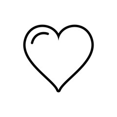 Love Heart Icon Design Template