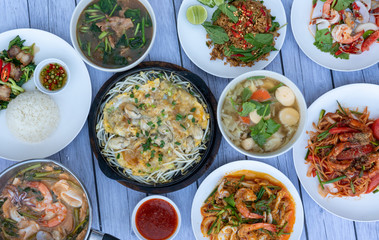 Thai Food Mixed Dishes 