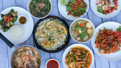 Thai Food Mixed Dishes 
