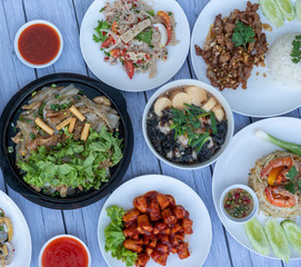 Thai Food Mixed Dishes 