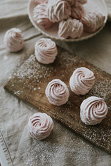 Zephyr sweet pastry dessert marshmello pink food tasty homemade 