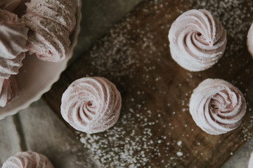 Zephyr sweet pastry dessert marshmello pink food tasty homemade 