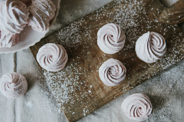 Zephyr sweet pastry dessert marshmello pink food tasty homemade 