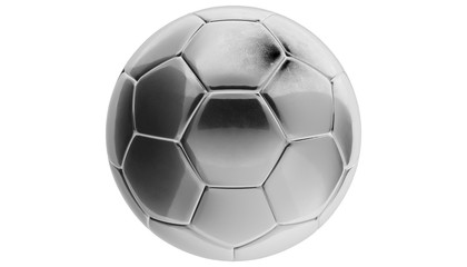 Fototapeta premium Gold soccer ball on various material and background, 3d rendering