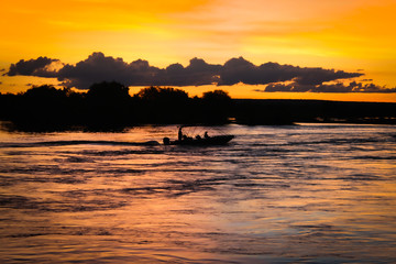 Sunset on the river - Livingstone, Zambia