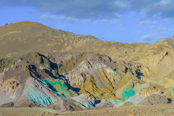 View of famous Artist's Palette in Death Valley National Park, California, USA