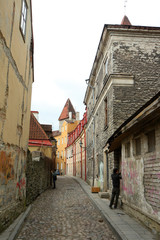 
Sights and the city of Tallinn in Estonia