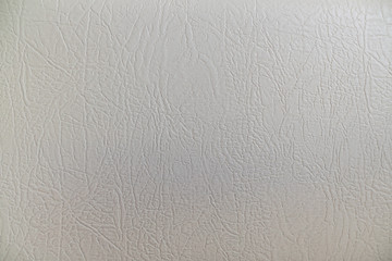 White textured leather