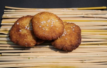 Close Up of Homemade Semolina Cookies