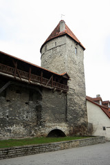 Fototapeta premium Sights and the city of Tallinn in Estonia