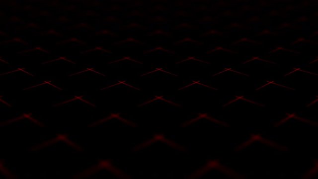 Abstract loop background with moving red lines. Dynamic animated background.