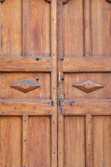 タンザニア・ザンジバル島のストーン・タウンにある大聖堂の扉の模様