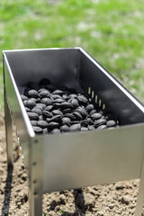 Black birch charcoal for barbecue