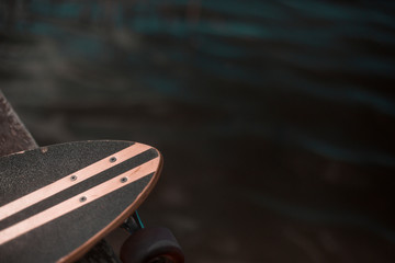 Longboard with water