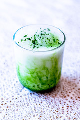 Iced Vegan Matcha Latte 