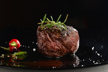 Premium Beef Steak on the plate